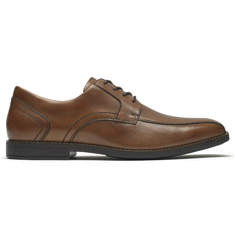 Rockport Mens Oxfords Brown - Slayter Bike Toe - UK 049-ZXEUTJ